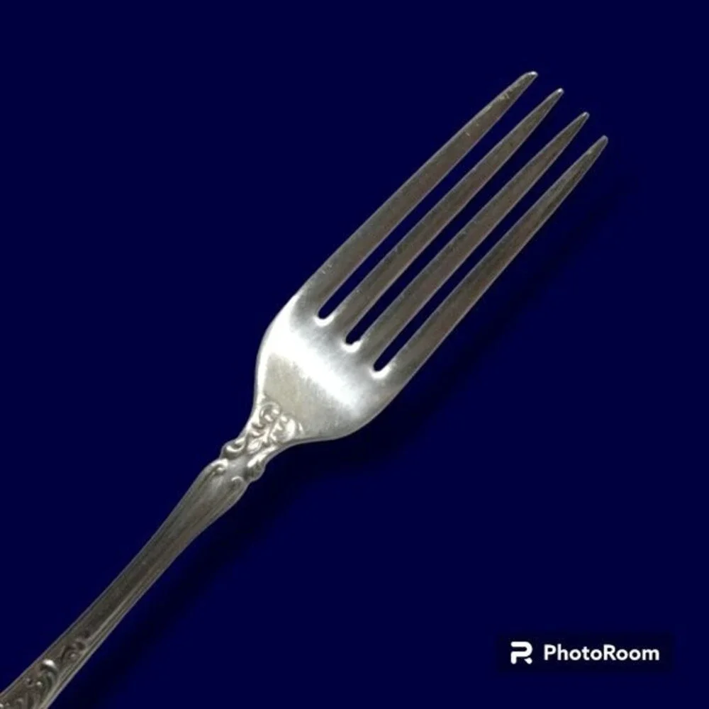 WM Rogers & Son-International Silver Oxford Fork-1901-Silver Plate-Art Nouveau